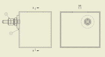 CAD工程图剖视图中用双点划线显示被剖零部件的技巧
